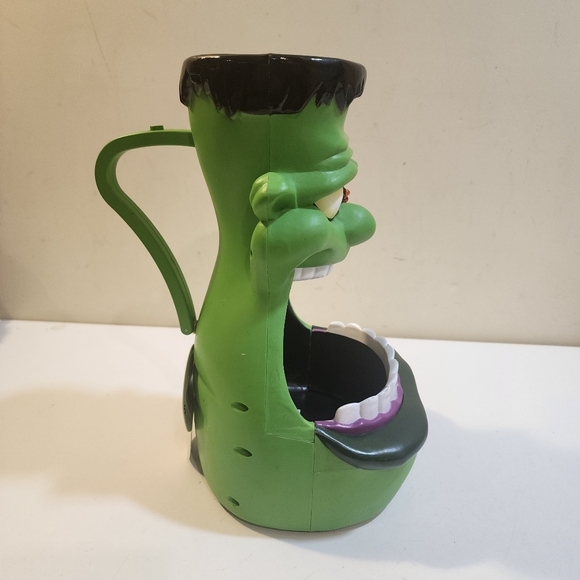 FRANKENSTAIN BIG MOUTH CANDY BOWL Halloween Basket - Picture 4 of 12